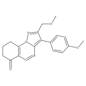 2-(methoxymethyl)-3-(4-methoxyphenyl)-8,9-dihydropyrazolo[1,5-a]quinazolin-6(7H)-one结构式