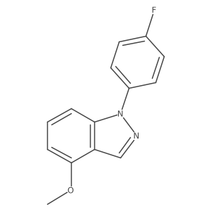 1-(4-Fluorophenyl)-4-methoxy-1H-indazole结构式