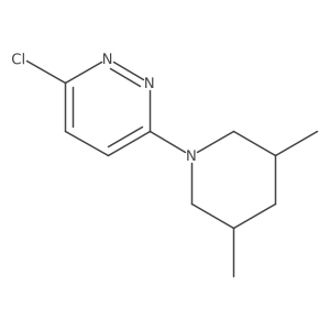 3-Chloro-6-(3,5-dimethylpiperidin-1-yl)pyridazine Structure