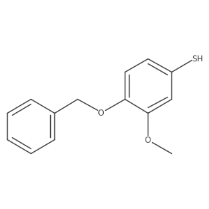 4-(Benzyloxy)-3-methoxybenzene-1-thiol结构式