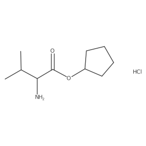 L-Valine cyclopentyl ester HCl Structure