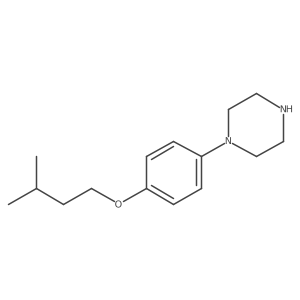 1-(4-(Isopentyloxy)phenyl)piperazine Structure