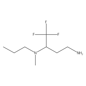 (4-Amino-1,1,1-trifluorobutan-2-yl)(methyl)propylamine Structure