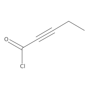 Pent-2-ynoyl chloride Structure