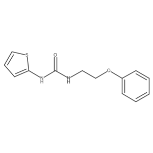 1-(2-Phenoxyethyl)-3-(thiophen-2-yl)urea Structure