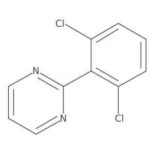 2-(2,6-Dichlorophenyl)pyrimidine结构式