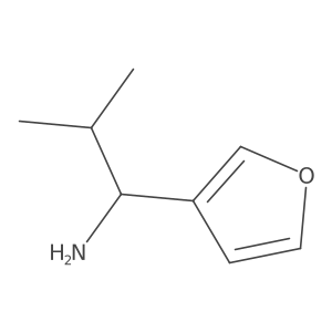 (1S)-1-(3-Furyl)-2-methylpropylamine结构式