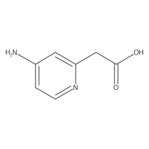 4-Aminopyridine-2-acetic acid Structure