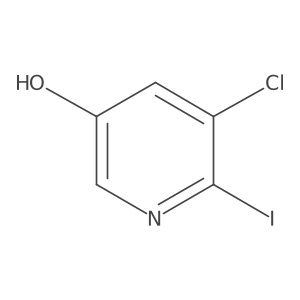 5-Chloro-6-iodo-3-pyridinol Structure