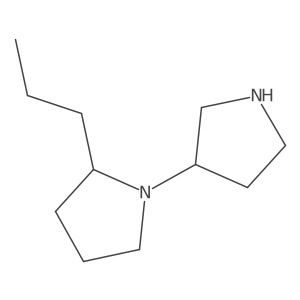 2-Propyl-1-pyrrolidin-3-ylpyrrolidine结构式