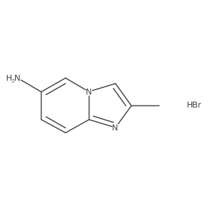 2-Methylimidazo[1,2-a]pyridin-6-amine hydrobromide Structure