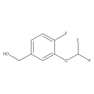 (3-(Difluoromethoxy)-4-fluorophenyl)methanol Structure