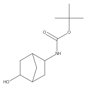 tert-Butyl N-{5-hydroxybicyclo[2.2.1]heptan-2-yl}carbamate Structure