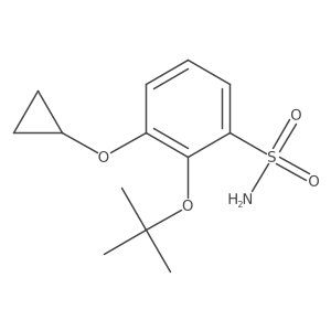 2-Tert-butoxy-3-cyclopropoxybenzenesulfonamide Structure