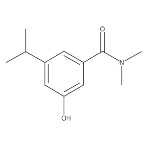 3-Hydroxy-5-isopropyl-N,N-dimethylbenzamide Structure