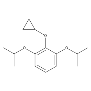 2-Cyclopropoxy-1,3-diisopropoxybenzene结构式