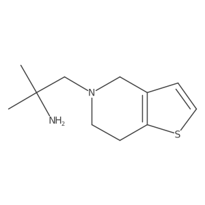 1-(6,7-Dihydrothieno[3,2-c]pyridin-5(4H)-yl)-2-methylpropan-2-amine Structure