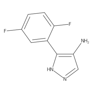 5-(2,5-difluorophenyl)-1H-pyrazol-4-amine Structure