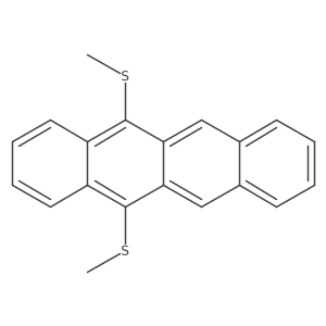5,12-Bis(methylthio)tetracene Structure