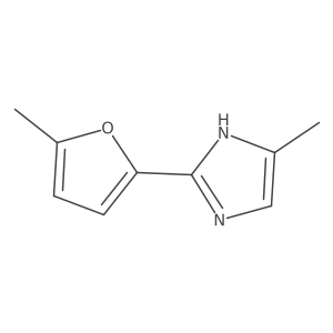 5-Methyl-2-(5-methyl-2-furyl)imidazole Structure