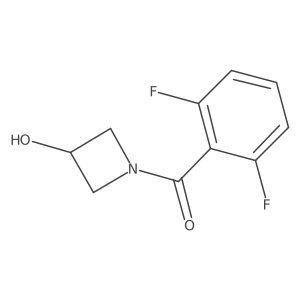 1-(2,6-Difluorobenzoyl)azetidin-3-ol结构式