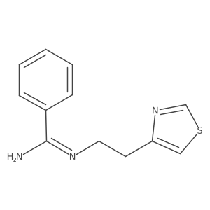 Benzenecarboximidamide, N-[2-(4-thiazolyl)ethyl]-结构式