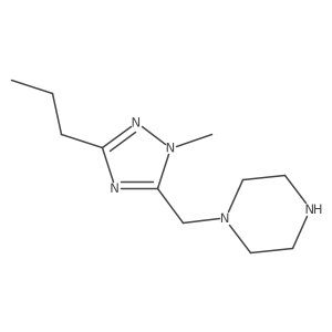 1-((1-Methyl-3-propyl-1h-1,2,4-triazol-5-yl)methyl)piperazine Structure