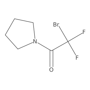 2-Bromo-2,2-difluoro-1-(pyrrolidin-1-yl)ethanone Structure