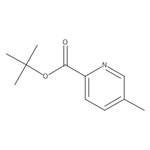 tert-Butyl 5-methylpicolinate结构式