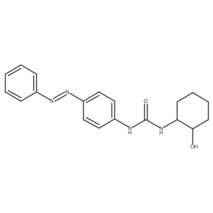 Urea, N-(2-hydroxycyclohexyl)-N'-[4-(2-phenyldiazenyl)phenyl]- Structure