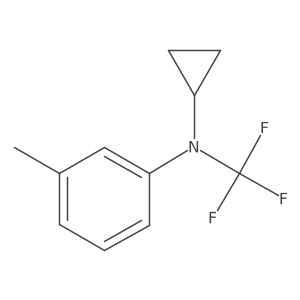 N-cyclopropyl-3-methyl-N-(trifluoromethyl)aniline Structure