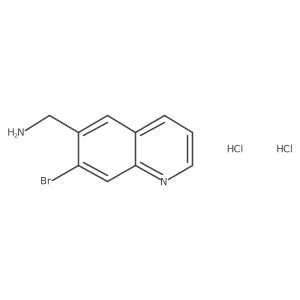 (7-Bromoquinolin-6-yl)methanamine dihydrochloride结构式