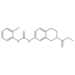 methyl 7-(3-(2-chlorophenyl)ureido)-3,4-dihydroisoquinoline-2(1H)-carboxylate Structure
