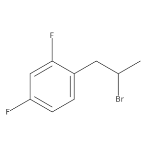 1-(2-Bromopropyl)-2,4-difluorobenzene结构式
