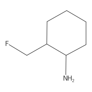 Cis 2-Fluoromethyl-cyclohexylamine Structure