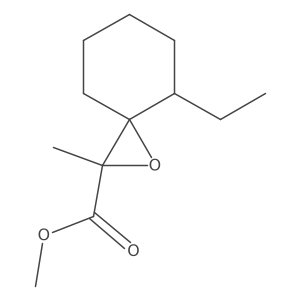 Methyl 4-ethyl-2-methyl-1-oxaspiro[2.5]octane-2-carboxylate Structure