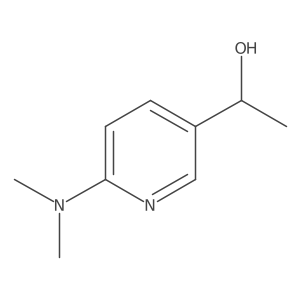 (1R)-1-[6-(dimethylamino)pyridin-3-yl]ethan-1-ol Structure