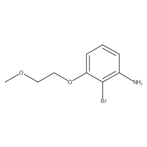 2-Bromo-3-(2-methoxyethoxy)aniline Structure