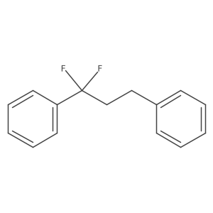 (1,1-Difluoro-3-phenylpropyl)benzene Structure