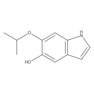 6-Isopropoxy-1H-indol-5-ol结构式