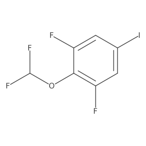1,3-Difluoro-2-difluoromethoxy-5-iodobenzene Structure