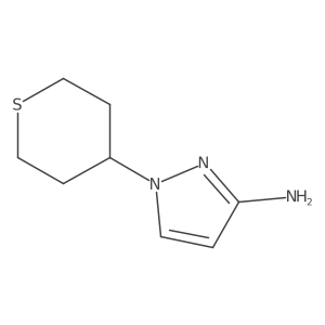 1-(thian-4-yl)-1H-pyrazol-3-amine结构式