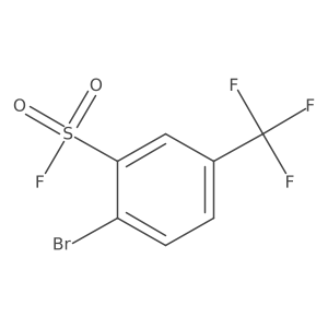 2-Bromo-5-(trifluoromethyl)benzene-1-sulfonyl fluoride Structure