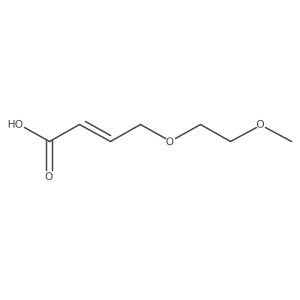 4-(2-Methoxyethoxy)but-2-enoic acid结构式