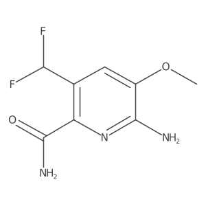 6-Amino-3-(difluoromethyl)-5-methoxypicolinamide Structure
