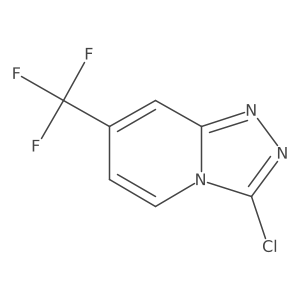 3-Chloro-7-(trifluoromethyl)-[1,2,4]triazolo[4,3-A]pyridine Structure