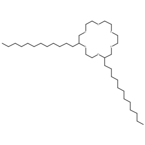 2,15-Didodecyl-1,4,7,10,13,16-hexaoxacyclooctadecane Structure