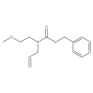 benzyl N-(2-methoxyethyl)-N-(prop-2-en-1-yl)carbamate Structure