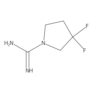 3,3-Difluoropyrrolidine-1-carboximidamide Structure