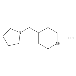 4-(Pyrrolidin-1-ylmethyl)piperidine hydrochloride结构式